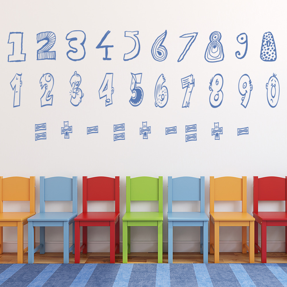 Numbers Math Wall Sticker | Icon Wall Stickers